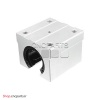 بلبرینگ خطی بلوکی قطر 12 میلی متر اچ کیو ام  HQM مدل SBR12UU شیاردار بدون لبه (واگن (کالسکه) بدون لبه SBR) (اورجینال وارداتی)