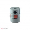 کوپلینگ coupling برند HQM اچ کیو ام شفت ورودی و خروجی 14 قطر 55 مدل SRJ55 ساخت چین (کوپلینگ لاستیکی)