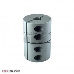 کوپلینگ coupling برند HQM اچ کیو ام شفت ورودی و خروجی 8 قطر 32 مدل D32-L45 ساخت چین (کوپلینگ دقیق)