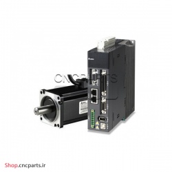 سروو موتور 100w وات delta دلتا ساده 3000 دور rpm مدل ECMA-C20401RS کد درایو ASD-A2-0121-M سری A2 (دارای کابل و کانکتور)