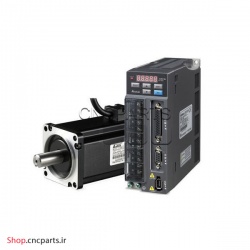 سروو موتور 100w وات delta دلتا ساده 3000 دور rpm مدل ECMA-C20401RS کد درایو ASD-B2-0121-B سری B2 (دارای کابل و کانکتور)
