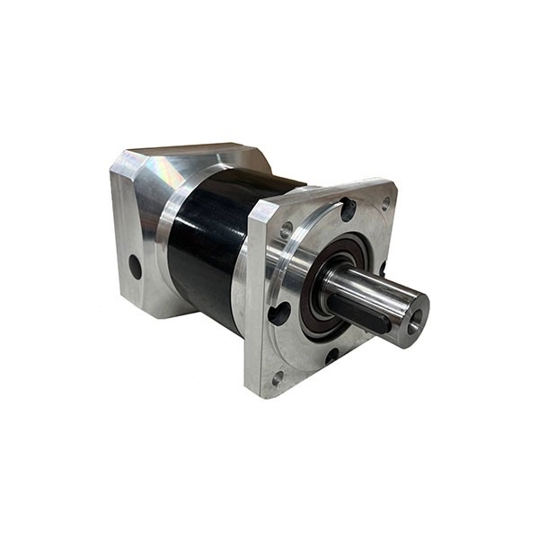 گیربکس 120 خورشیدی سرووموتور HQM اچ کیو ام مدل LB120-025-24 سایز 120 نسبت 1 به 25 شفت ورودی 24 شفت خروجی 32 فلنج مربعی مناسب 2 کیلووات 2000 دور (گیربکس سیاره ای) (اورجینال وارداتی)
