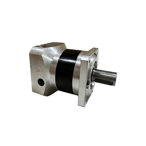 گیربکس 120 خورشیدی سرووموتور HQM اچ کیو ام مدل LB120-005-24 سایز 120 نسبت 1 به 5 شفت ورودی 24 شفت خروجی 32 فلنج مربعی مناسب 2 کیلووات 2000 دور (گیربکس سیاره ای) (اورجینال وارداتی)