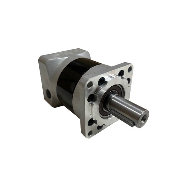 گیربکس 70 خورشیدی سرووموتور HQM اچ کیو ام مدل LB70-010-14 سایز 70 نسبت 1 به 10 شفت ورودی 14 شفت خروجی 16 فلنج مربعی مناسب 400 وات 3000 دور (گیربکس سیاره ای) (اورجینال وارداتی)