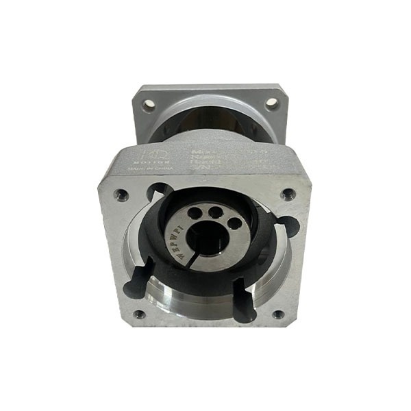 گیربکس 90 خورشیدی سرووموتور HQM اچ کیو ام مدل LE90-005-19 سایز 90 نسبت 1 به 5 شفت ورودی 19 شفت خروجی 22 فلنج گرد مناسب 750 وات 3000 دور (گیربکس سیاره ای) (اورجینال وارداتی)
