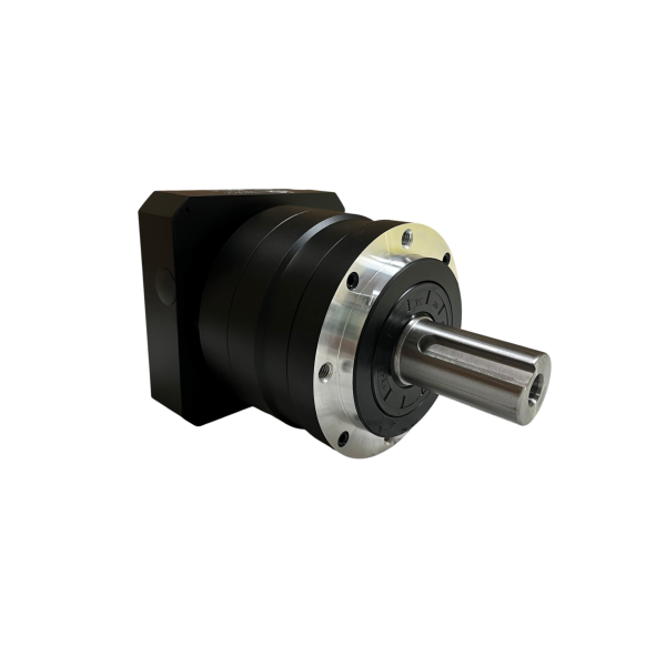 گیربکس 120 خورشیدی سرووموتور HQM اچ کیو ام مدل SE120-010-24 سایز 120 نسبت 1 به 10 شفت ورودی 24 شفت خروجی 32 فلنج گرد مناسب 2 کیلووات 2000 دور (گیربکس سیاره ای) (اورجینال وارداتی)