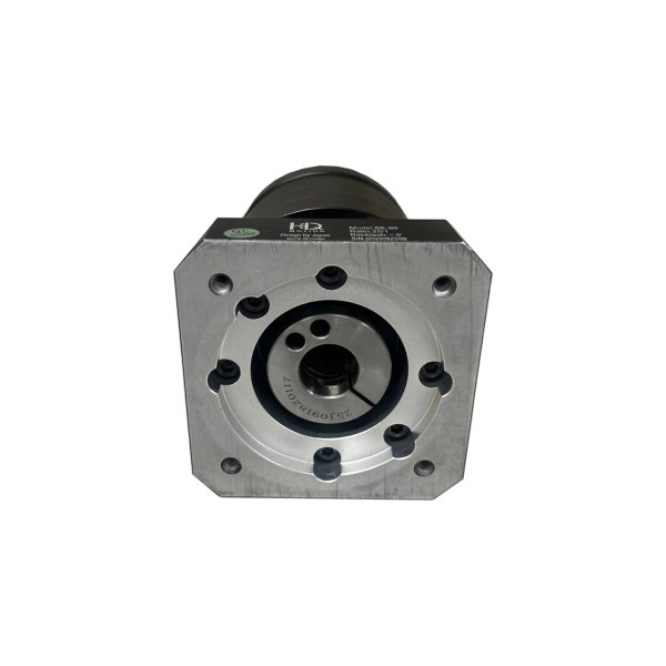 گیربکس 90 خورشیدی سرووموتور HQM اچ کیو ام مدل SE90-025-19 سایز 90 نسبت 1 به 25 شفت ورودی 19 شفت خروجی 22 فلنج گرد مناسب 750 وات 3000 دور (گیربکس سیاره ای) (اورجینال وارداتی)