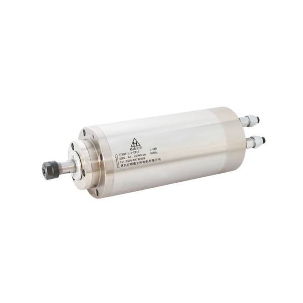 اسپیندل 1.5 کیلووات hqm اچ کیو ام مدل W015-080-1122-36 آب خنک قطر 80 میلی متر (220V/1.5KW/ER11/36000RPM) (اورجینال وارداتی)