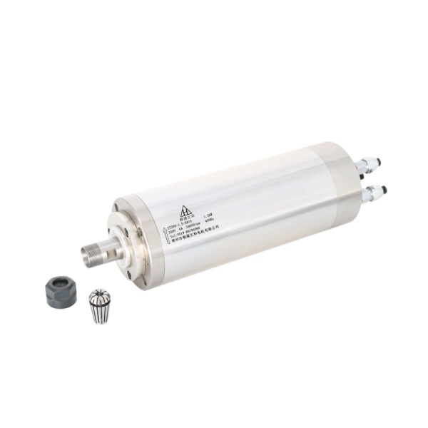 اسپیندل 1.5 کیلووات hqm اچ کیو ام مدل W015-080-1622-24 آب خنک قطر 80 میلی متر (220V/1.5KW/ER16/24000RPM) (اورجینال وارداتی)