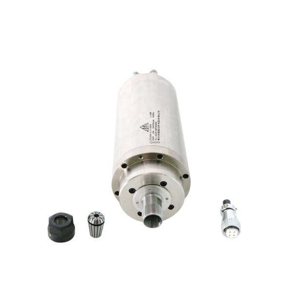 اسپیندل 3.2 کیلووات hqm اچ کیو ام مدل W032-100-2038-24 آب خنک قطر 100 میلی متر (380V/3.2KW/ER20/24000RPM) (اورجینال وارداتی)