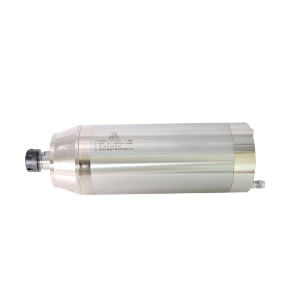 اسپیندل 5.5 کیلووات hqm اچ کیو ام مدل W055-125-2538-24 آب خنک قطر 125 میلی متر (380V/5.5KW/ER25/24000RPM) (اورجینال وارداتی)