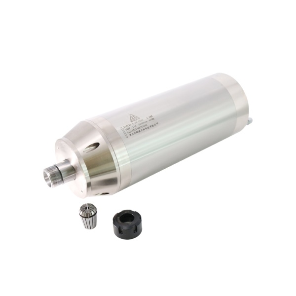 اسپیندل 5.5 کیلووات hqm اچ کیو ام مدل W055-125-2538-24 آب خنک قطر 125 میلی متر (380V/5.5KW/ER25/24000RPM) (اورجینال وارداتی)