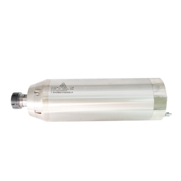 اسپیندل 6.5 کیلووات hqm اچ کیو ام مدل W065-125-3238-24 آب خنک قطر 125 میلی متر (380V/6.5KW/ER32/24000RPM) (اورجینال وارداتی)