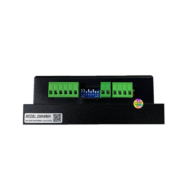 استپ درایو دو فاز 6 آمپر 24V--80V DC/24V-80V AC اچ کیو ام hqm مدل DMA860H مخصوص موتورهای 45 تا 150 کیلوگرم 86HS45 تا 110HS150 (اورجینال وارداتی)