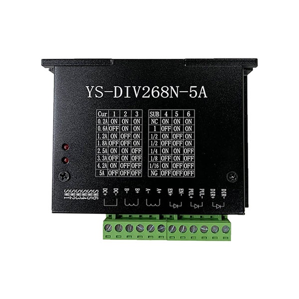 استپ درایو دو فاز 5 آمپر hqm اچ کیو ام مدل TB6600 بدنه فلزی مخصوص موتورهای 4 تا 22 کیلوگرم استپ موتور 42HS04 تا 57HS22 (اورجینال وارداتی)
