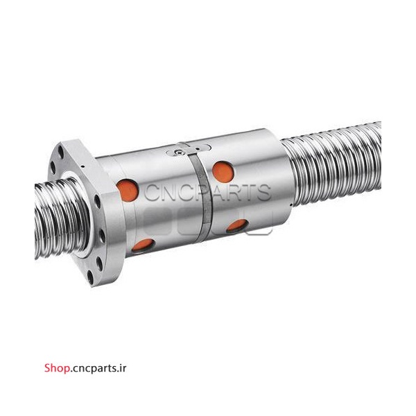 مهره بالسکرو دوبل 80 گام 20 ballscrew اچ کیو ام HQM مدل DFU-80-20-T4 (پیچ و مهره cnc سی ان سی) (اورجینال وارداتی)