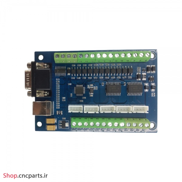 برد کنترلر cnc سی ان سی mach3 مچ تری  5 axis پنج محور USB blue board