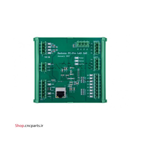 کنترلر controller cnc سی ان سی Radonix رادونیکس سه محور 3 axis مدل PC-Pro LAN 3AS (کنترلر با دو محور فعال)