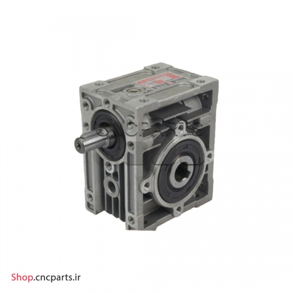 گیربکس 60 حلزونی دو سر شفت liming لیمینگ مدل NEO60-10 سایز 60 نسبت 1 به 10 ساخت تایوان (گیربکس روتاری فلنج دار)