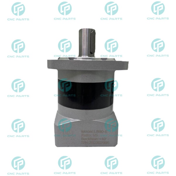 گیربکس 90 خورشیدی سرووموتور HQM اچ کیو ام مدل LB90-005-19 سایز 90 نسبت 1 به 5 شفت ورودی 19 شفت خروجی 22 فلنج مربعی مناسب 750 وات 3000 دور (گیربکس سیاره ای) (اورجینال وارداتی)