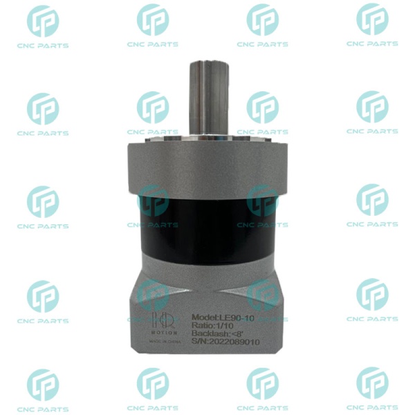 گیربکس 90 خورشیدی سرووموتور HQM اچ کیو ام مدل LE90-010-19 سایز 90 نسبت 1 به 10 شفت ورودی 19 شفت خروجی 22 فلنج گرد مناسب 750 وات 3000 دور (گیربکس سیاره ای) (اورجینال وارداتی)