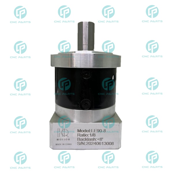 گیربکس 90 خورشیدی سرووموتور HQM اچ کیو ام مدل LE90-008-19 سایز 90 نسبت 1 به 8 شفت ورودی 19 شفت خروجی 22 فلنج گرد مناسب 750 وات 3000 دور (گیربکس سیاره ای) (اورجینال وارداتی)