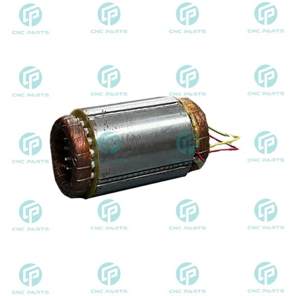استاتور اسپیندل موتور 6 کیلووات 6000 دور ER32 هواخنک اچ کیو ام hqm (سیم پیچ اسپیندل موتور hqm)