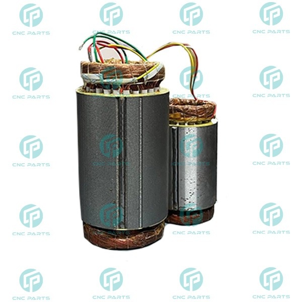 استاتور اسپیندل موتور 6 کیلووات 6000 دور ER32 هواخنک اچ کیو ام hqm (سیم پیچ اسپیندل موتور hqm)
