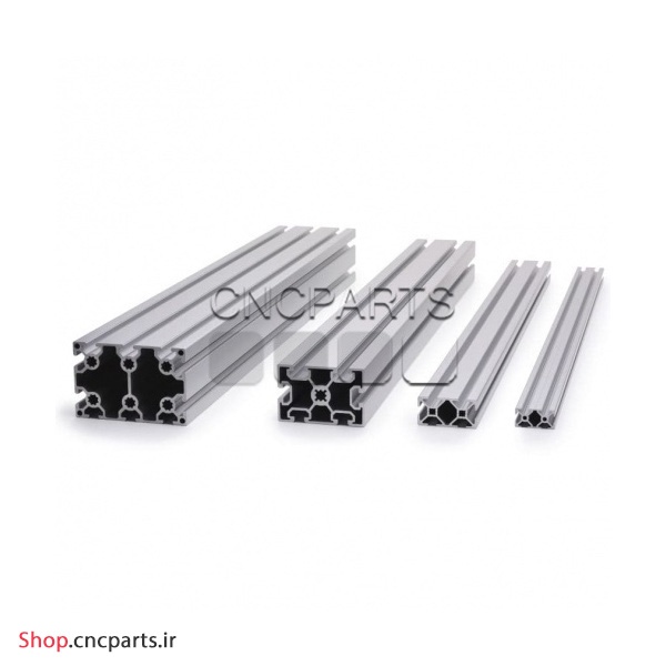 پروفیل 45 در 180 آلومینیومی شیاردار مهندسی سایز  180 × 45