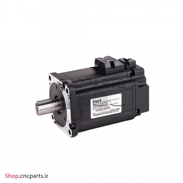 سروو موتور 750 وات اینوت invt با دور 3000 RPM کد درایو DA180A-E-6R0-S-2 کد موتور IMS20B-08M75B30C-2-M4-J