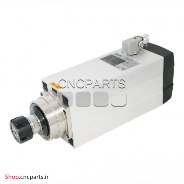 اسپیندل 6 کیلووات hqm اچ کیو ام مدل A060-3238-18 هوا خنک (380V/6KW/ER32/18000RPM) (اورجینال وارداتی)