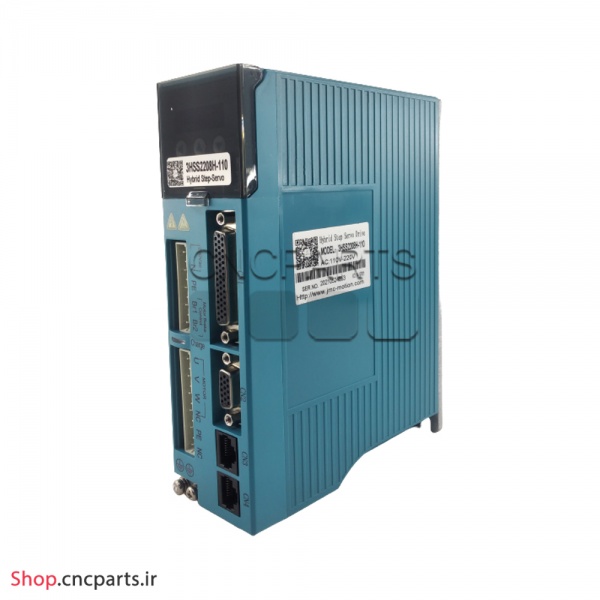استپ درایو سه فاز 8 آمپر JMC انکودردار مدل ESDriver 8A مدل 3HSS2208 مخصوص موتور انکودردار 200 کیلوگرم 110HS200 دارای پنل دیجیتال (هیبدرید سروو درایور) (اورجینال وارداتی)